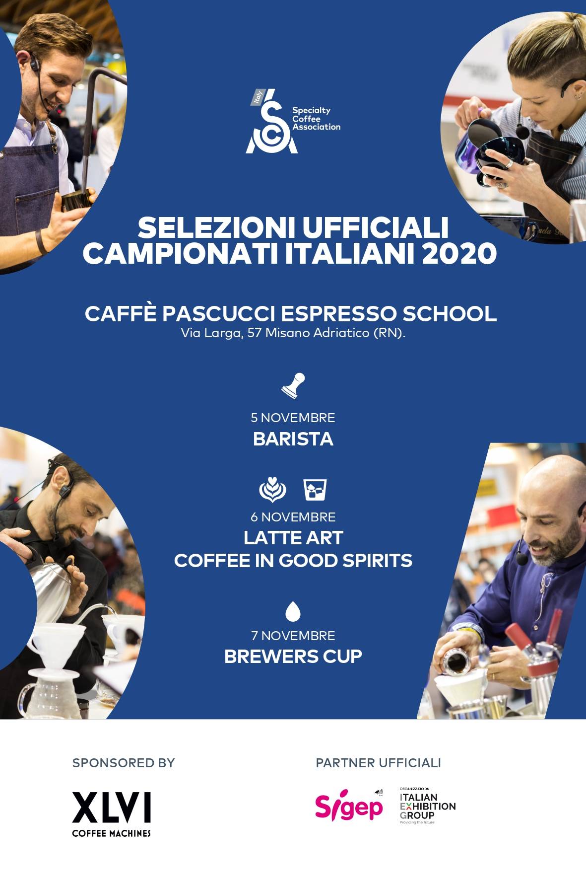 Caffè Pascucci SCA campionati italiani baristi 2020