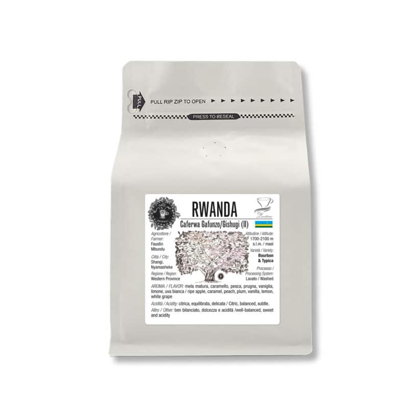 Caffè Cup of Excellence Rwanda "Caferwa Gafunzo/Gishugi (II)" (80 g)