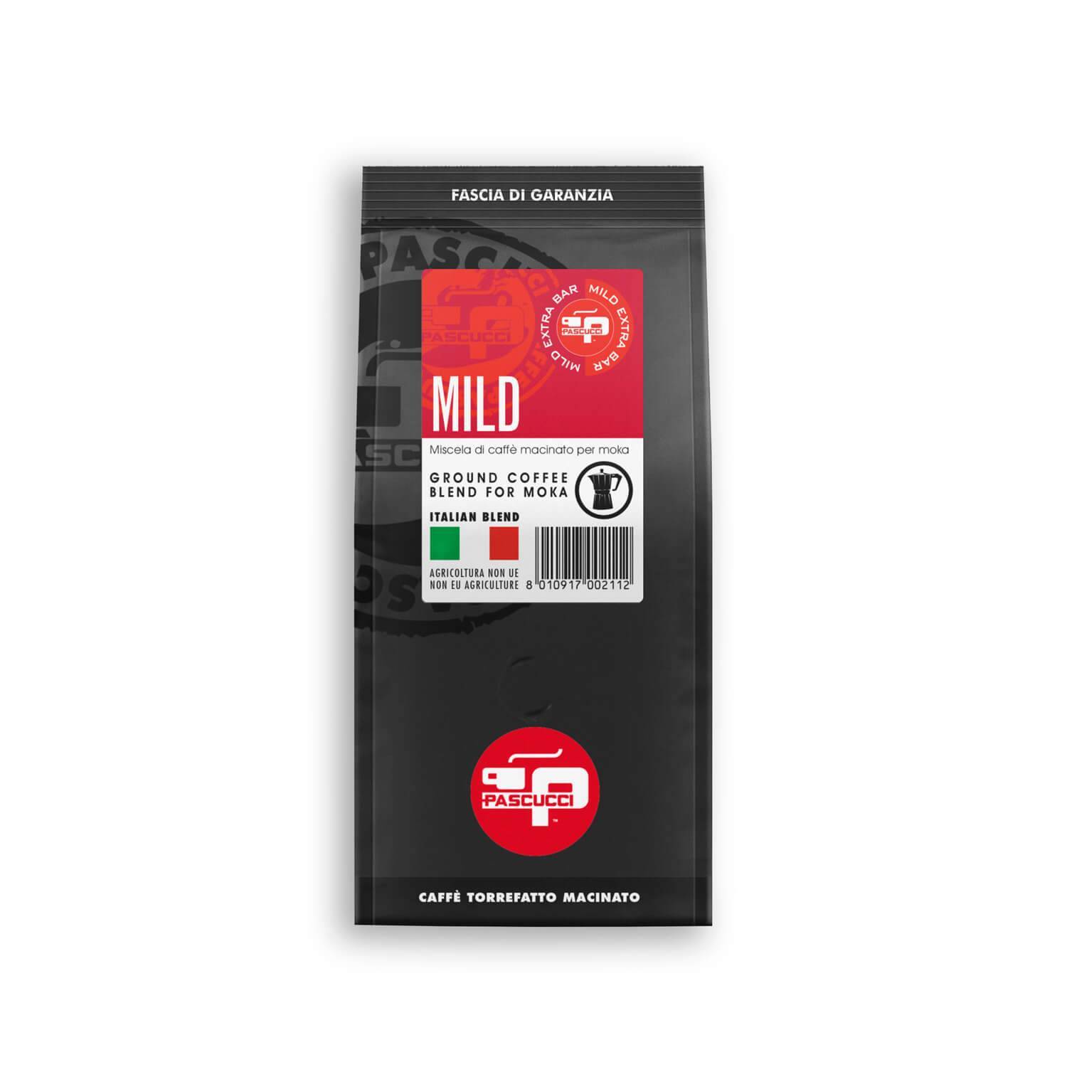 Caffè Mild macinato Moka 250 g - Caffè Pascucci Torrefazione