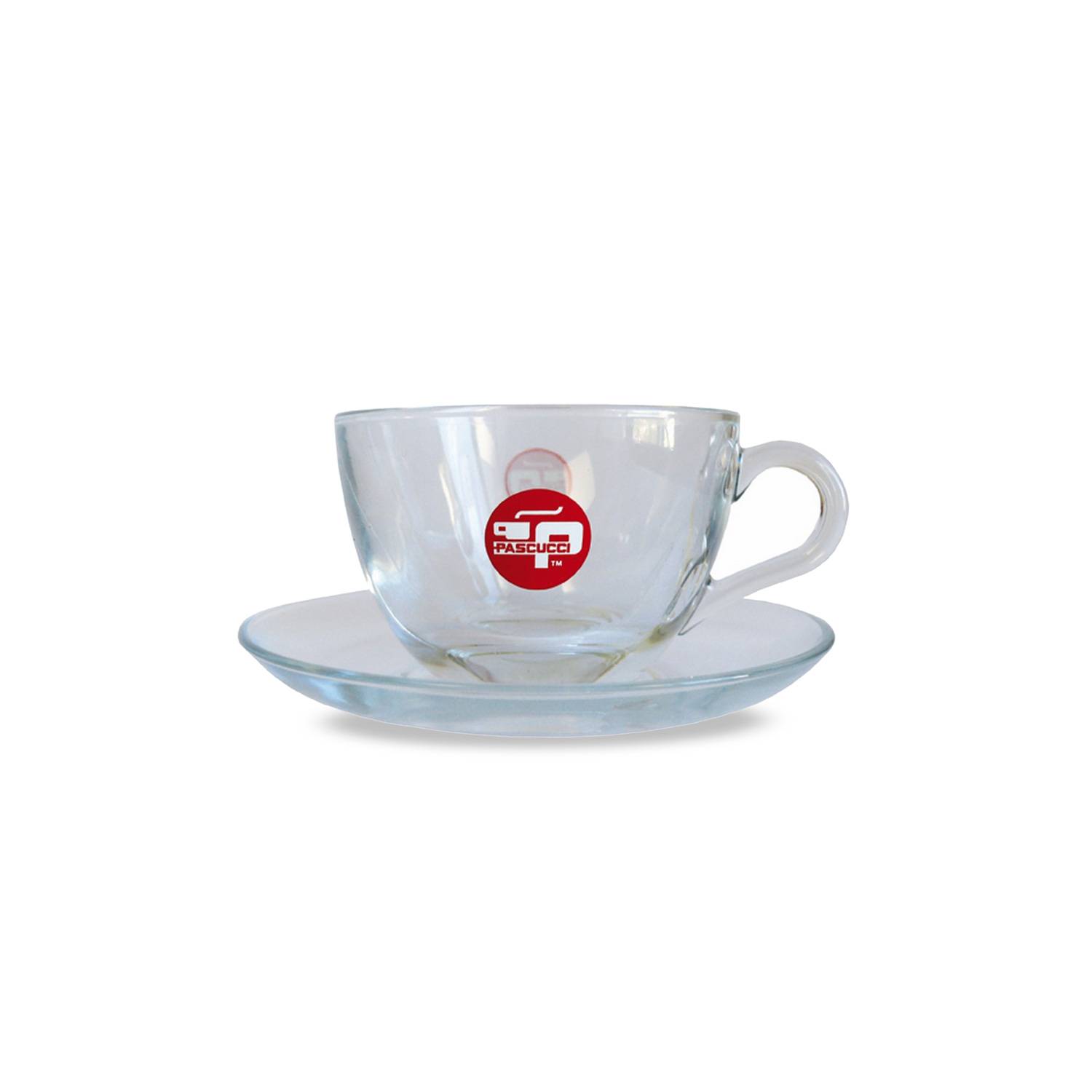 Tazza cappuccino vetro - Caffè Pascucci Torrefazione