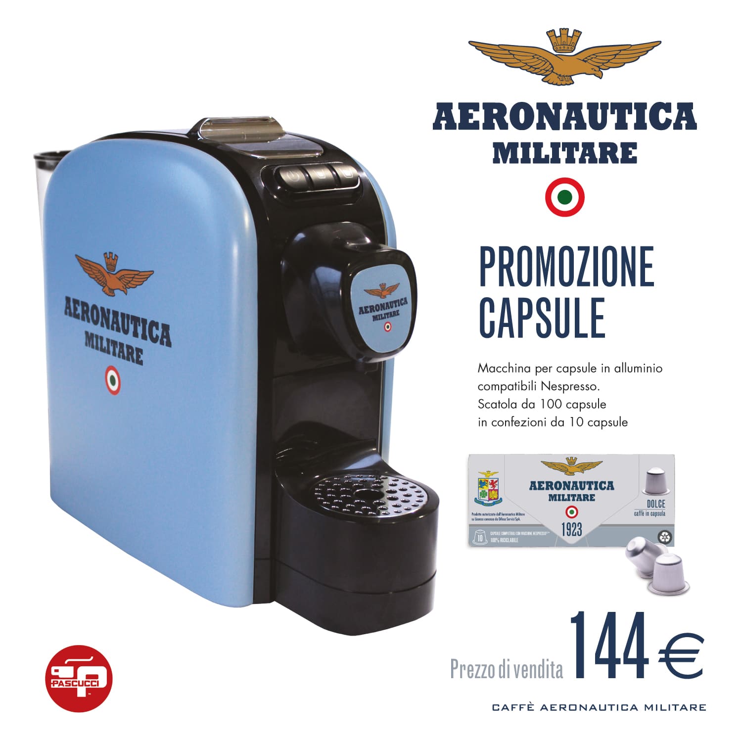 PROMO MACCHINA CAPSULA AM semplice