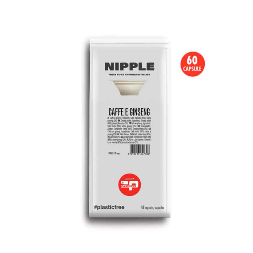 Caffè e Ginseng in capsula Nipple (60 pz)